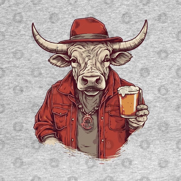 Bull and beer by Mr Youpla